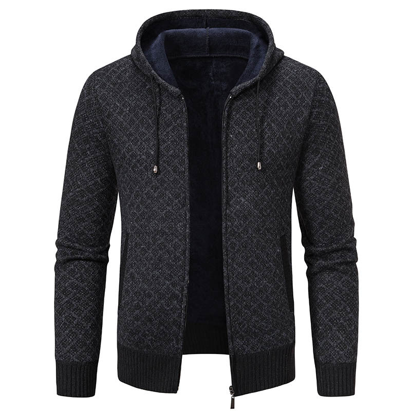 R&B | Elegante, schlanke Jacke mit Kapuze für Männer