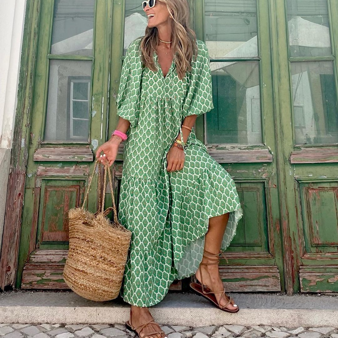 Heidi-Mode | Grünes Sommerkleid