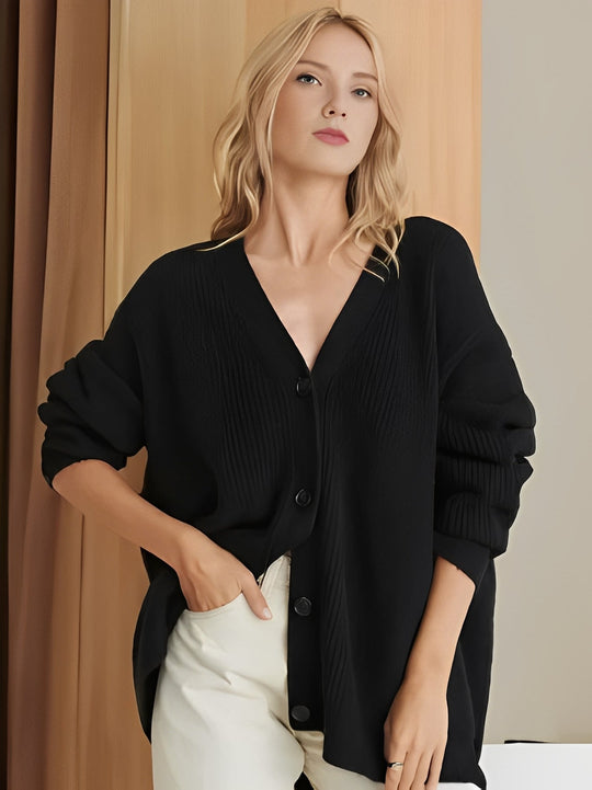 R&B | Lässiger Kaschmir-Cardigan für Damen