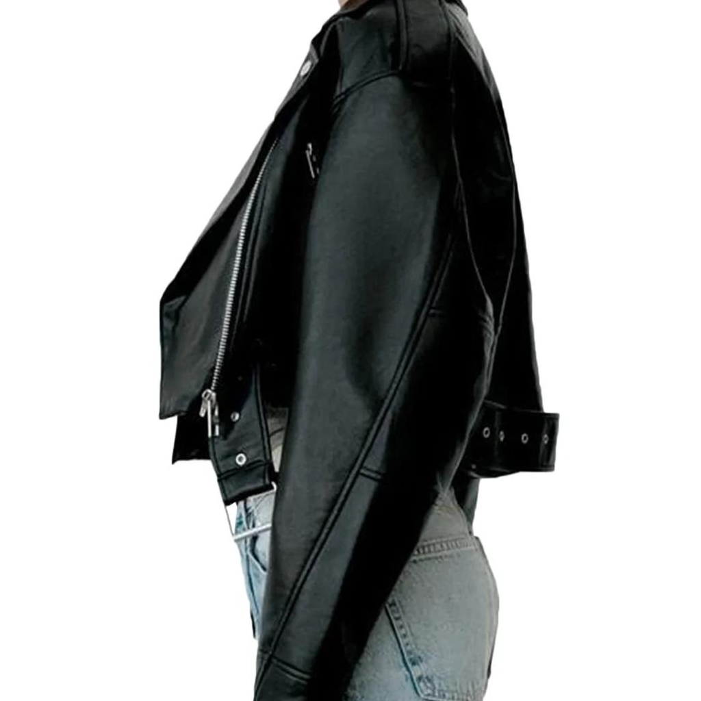 R&B | Slim-Fit-Lederjacke für Frauen