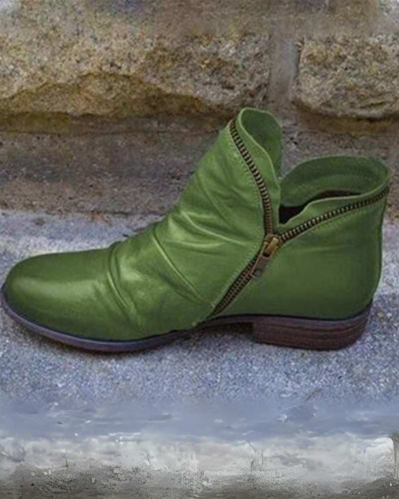 R&B | Lederstiefel mit Reißverschluss