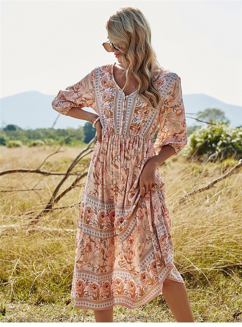 R&B | Stilvolles Boho Sommerkleid
