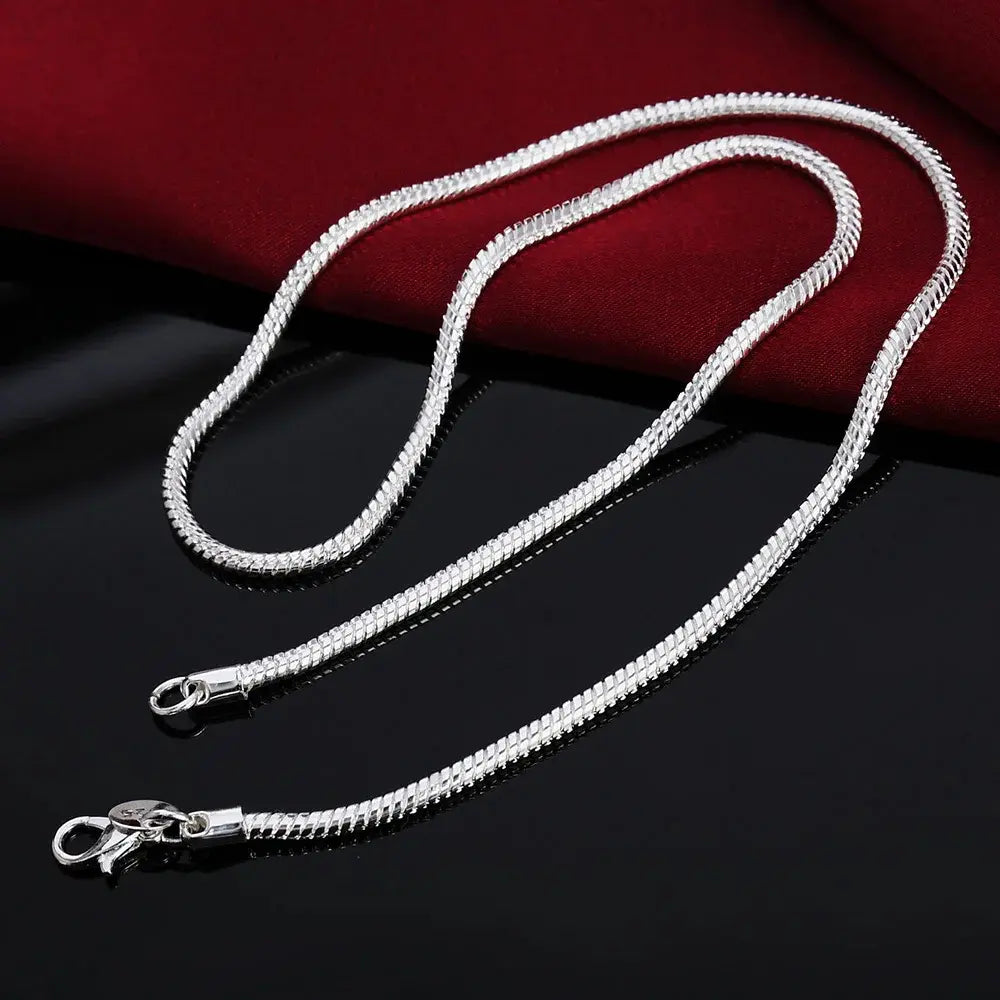 R&B | 925 3Mm Sterling Silber Schlangen Kette