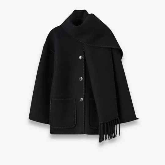 R&B | Winterjacke mit Schal für Frauen
