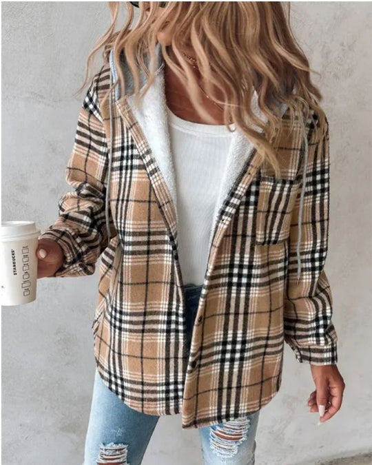 R&B | Weiche Flanell Bedruckte Jacke