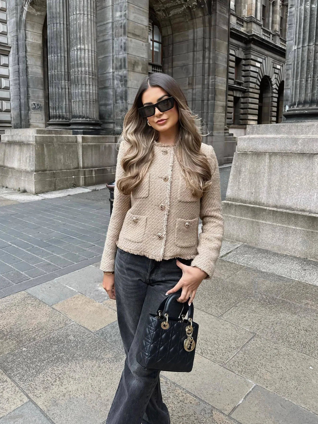 R&B | Damen Tweed Blazer Zweiteilig