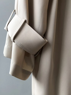 R&B | Damen Langer Wasserdichter Trenchcoat Lässig