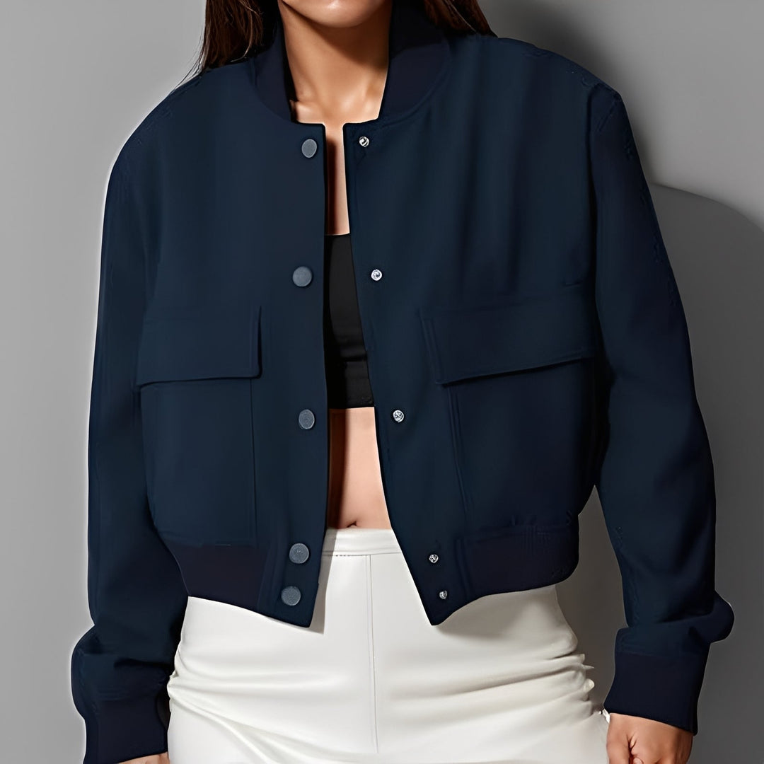 R&B | Lässige, lockere Jacke mit großen Taschen für Frauen