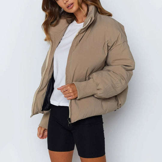 R&B | Kurze Pufferjacke mit Reißverschluss - Reißverschluss