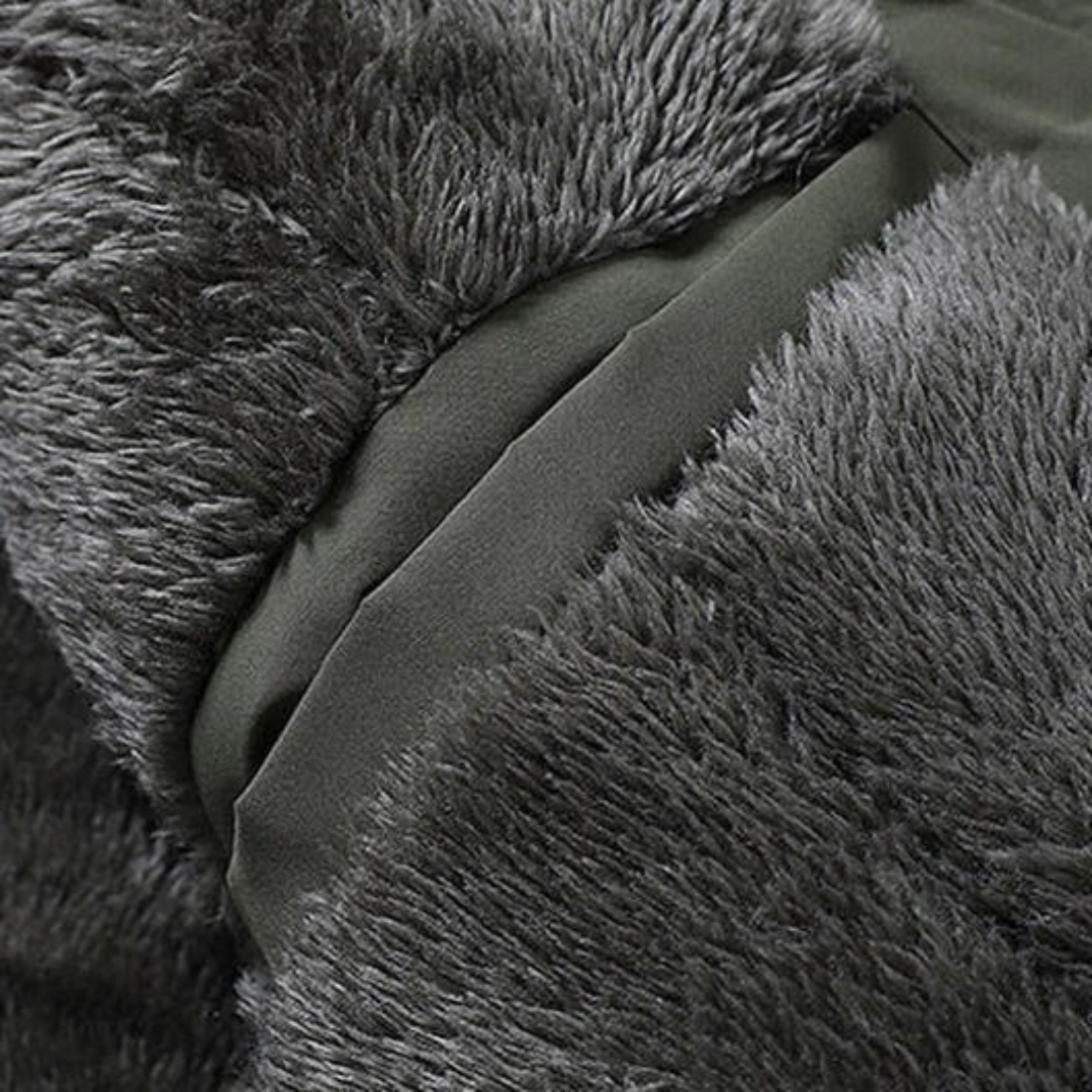 R&B | Winter Parka Jacke mit Fleece-Futter