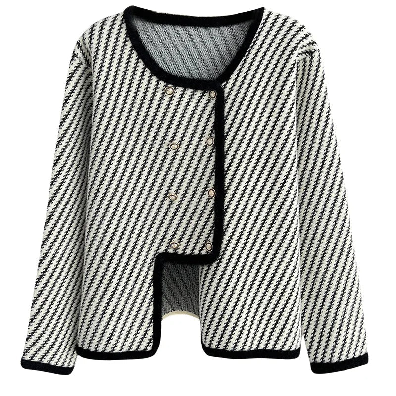 R&B | Elegante Bouclé-Jacke Damen