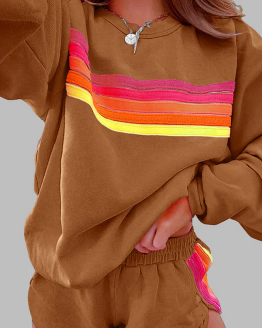 R&B | Gestreiftes Pyjama-Set