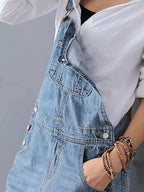 R&B | Lässiges Denim Latzkleid