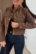 R&B | langärmelige Freizeitjacke mit Knöpfen