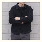 R&B | Herren Button-Down Freizeitjacke