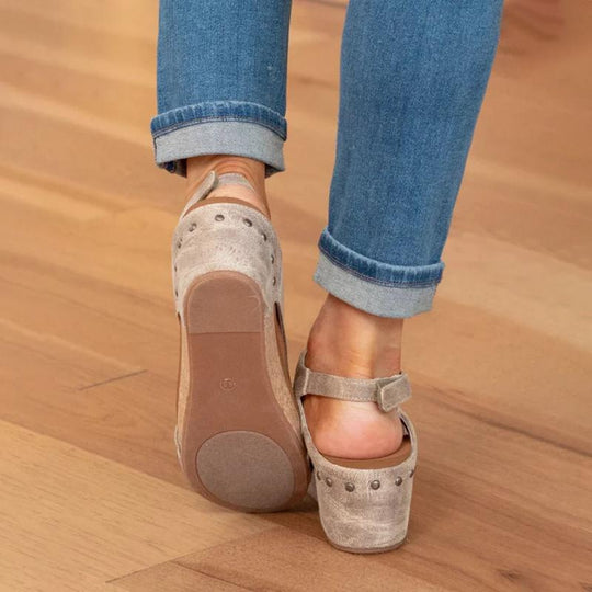 R&B Sandalen Mit Keilabsatz