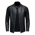 R&B | Klassischer Stil Kunstleder Bikerjacke für Männer