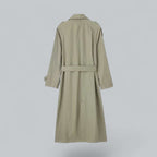 R&B | Eleganter doppelt gefütterter Damen-Trenchcoat mit Gürtel