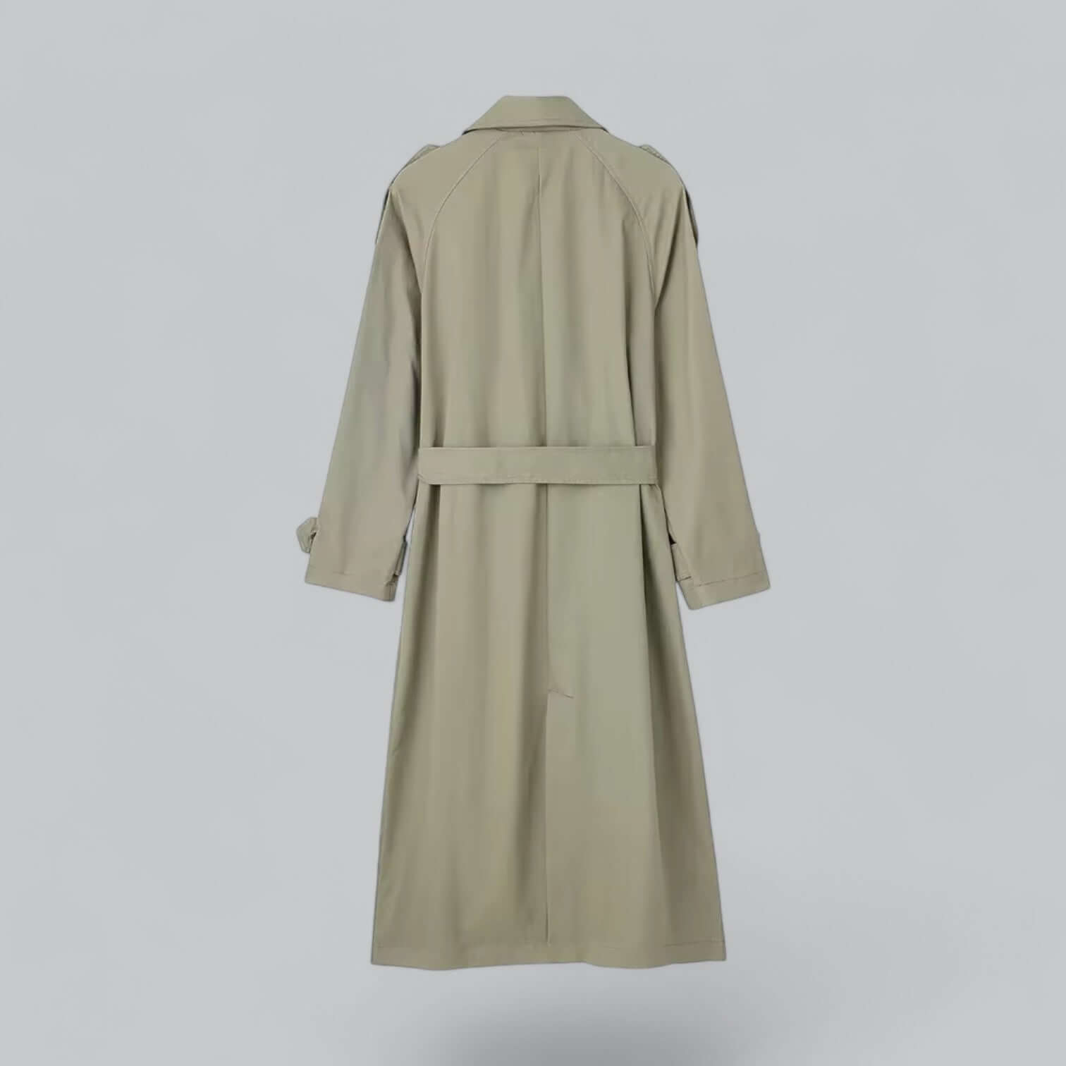 R&B | Eleganter doppelt gefütterter Damen-Trenchcoat mit Gürtel