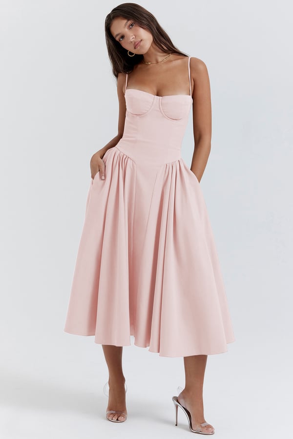 R&B | Midikleid In Korsettform