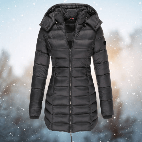 R&B | Damen Langjacke Gepolsterte Pufferjacke