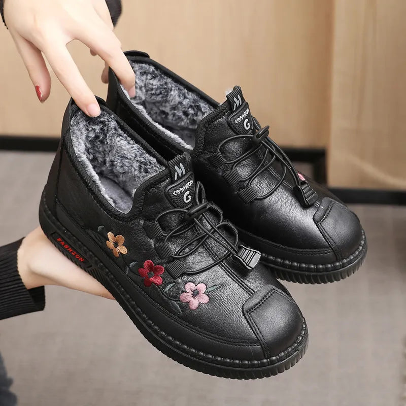 Gemma Leder Winter Sneaker | Stylisch & Bequem R&B