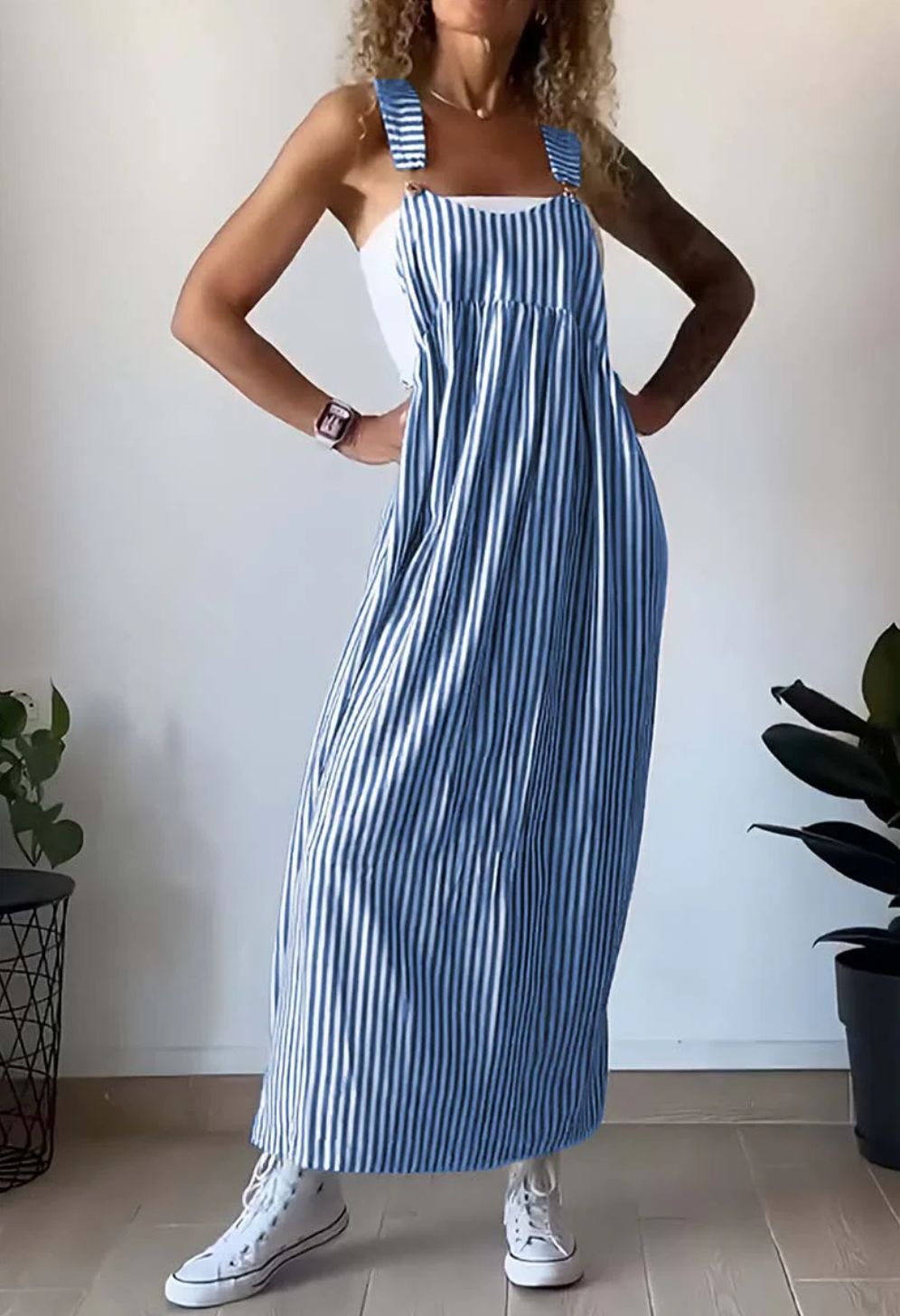 gestreiftes Kleid