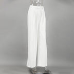 R&B | Hochgeschnittene Hose mit Weitem Bein