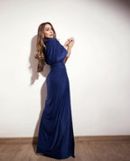 R&B | Vintage Schal Wickelkleid
