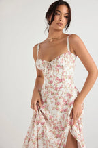 Trendiges Bustier-Sommerkleid für Damen | Elegant und Figurschmeichelnd