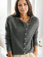 R&B | Sweatshirt -Cardigan mit Knopf Herbst