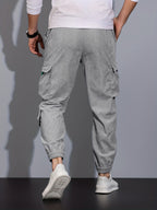 R&B Schwarze Cargo-Hose für Herren