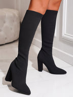 Elegante Kniehohe Damenstiefel R&B