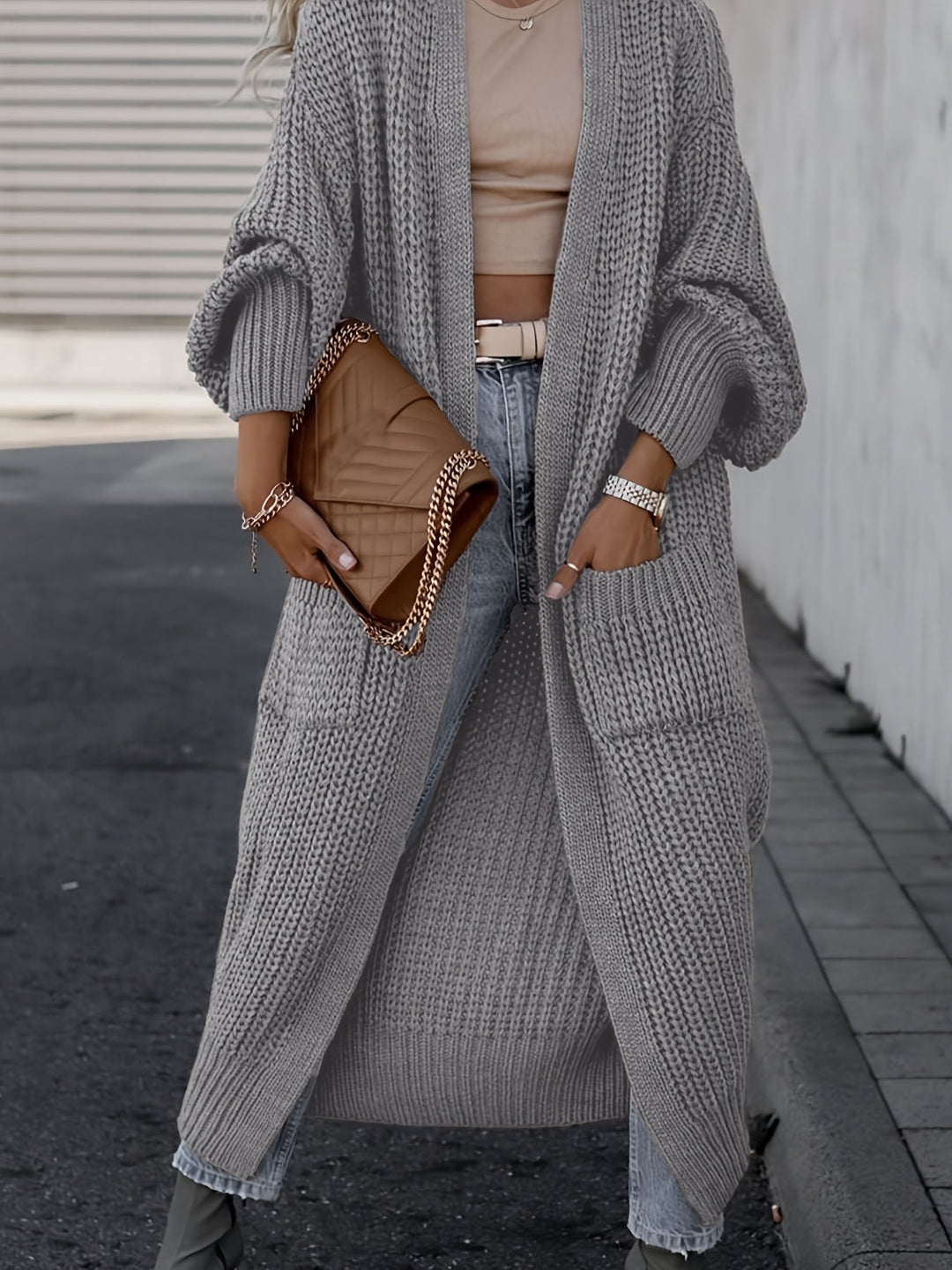 R&B | Lässiger Damen-Wollcardigan
