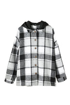 R&B | Gitterhemdenjacke mit Kapuze Polyester Lässig und Trendy