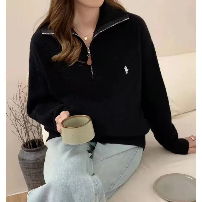 R&B | Bequemer Pullover mit Reißverschluss