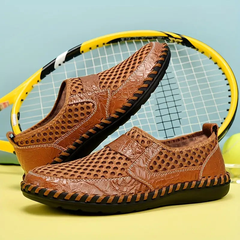 Herren Sandalen aus Mesh mit festen Nähten R&B