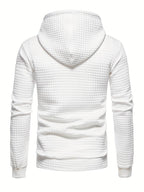 R&B | Lässiger Waffelmuster Hoodie für Männer