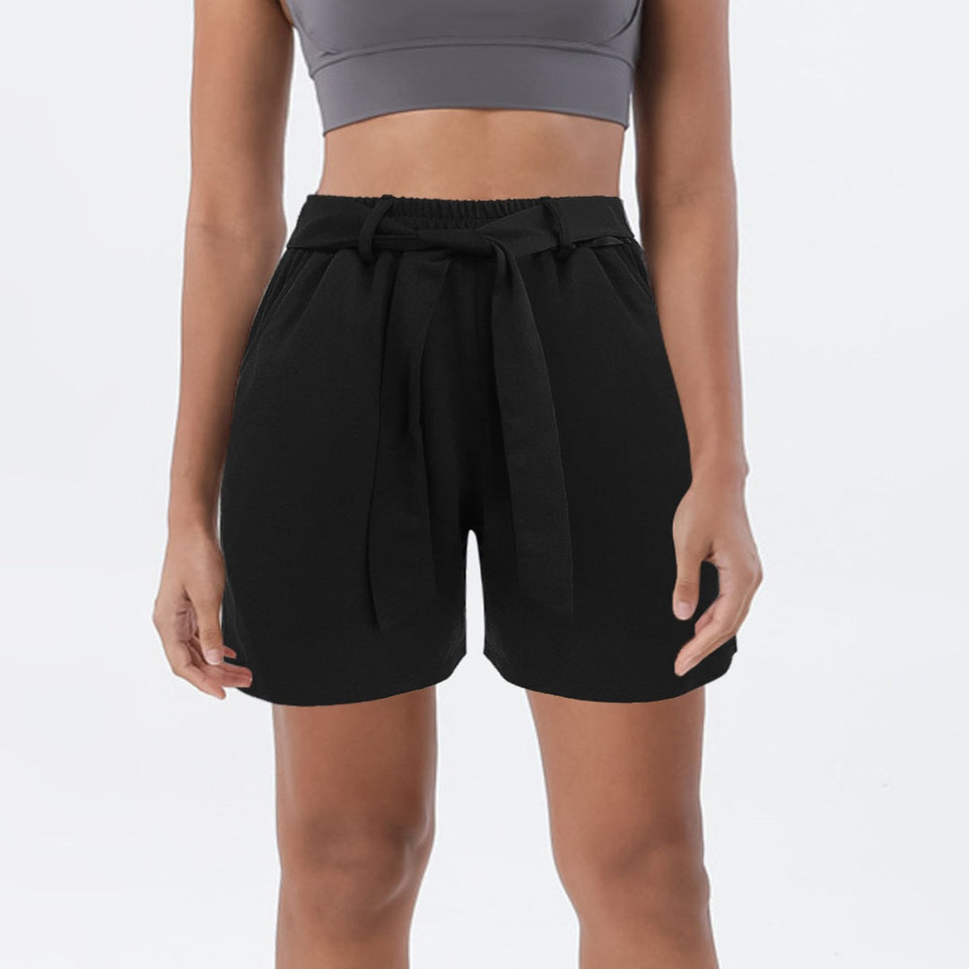 R&B | Mode Sport einfarbig einfache Schnürshorts