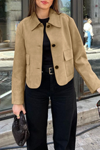 R&B | Freizeitjacke mit Durchgeknöpftem Hemdkragen