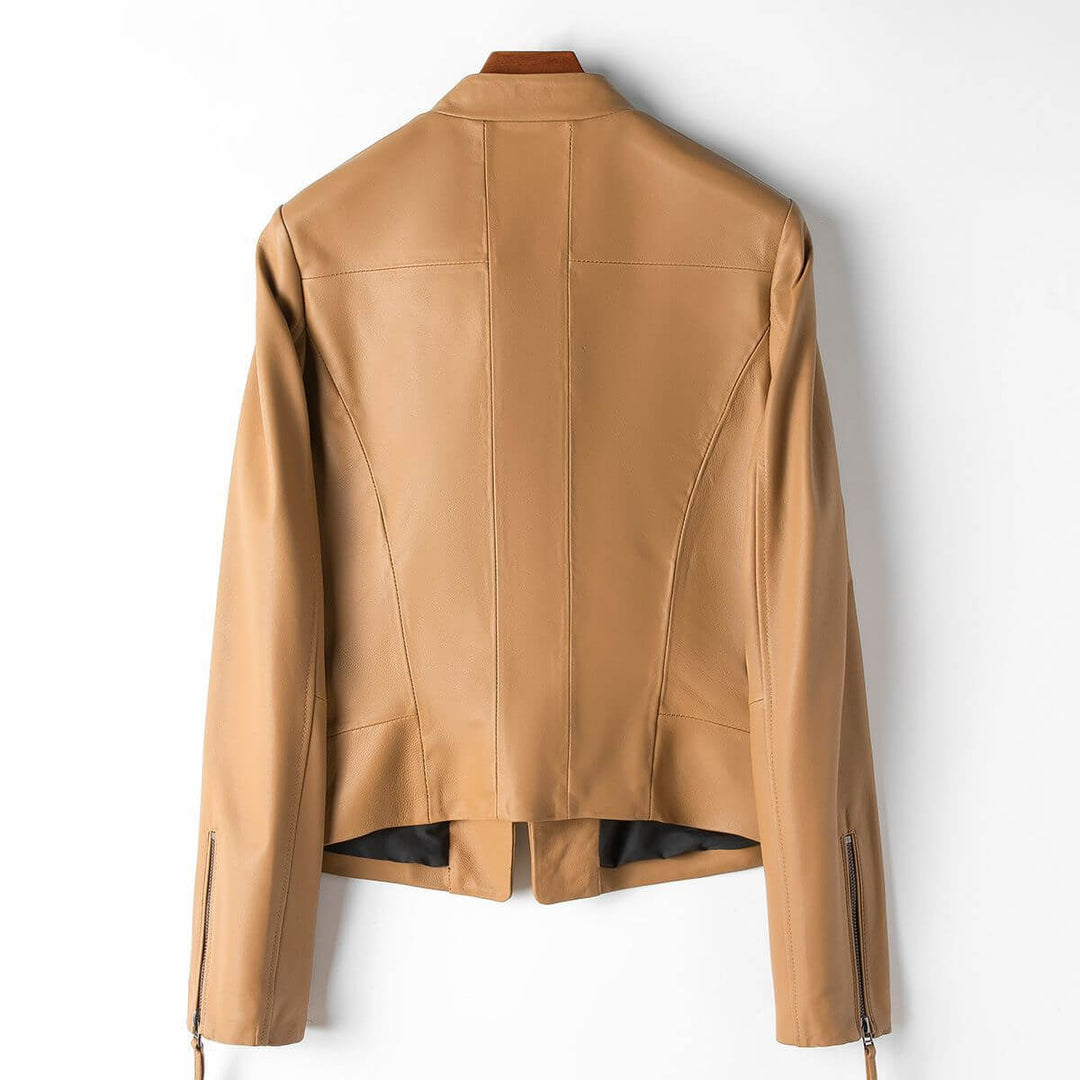 R&B | Damen Stilvolle Lederjacke