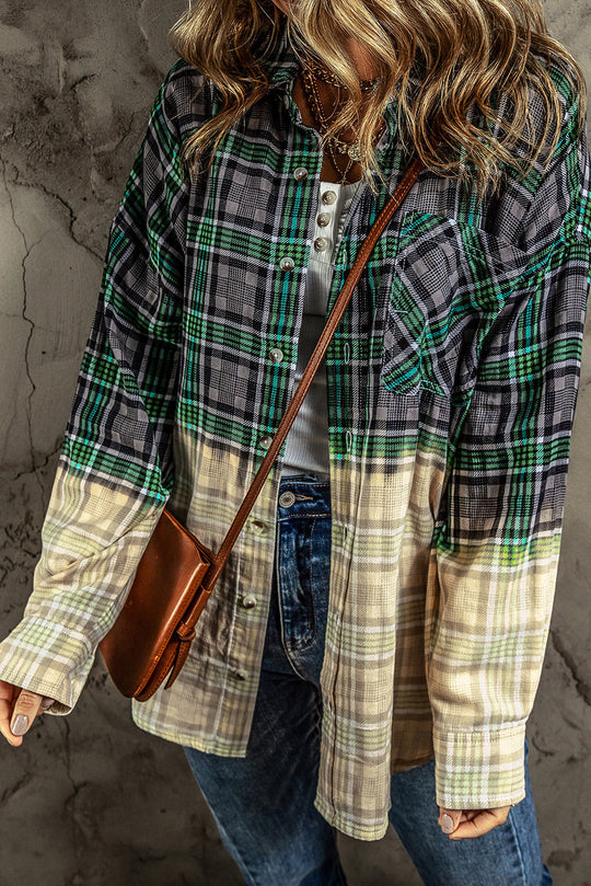 R&B | Patchwork Cam Jacket in Checkered Cotton Blend Trendy und Unique