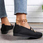 R&B | Flache Slipper mit Riemen Über Dem Spann und Flacher Sohle für Damen