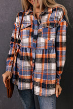 R&B | Checkered Shirt With A-cut Cotton Blend Ideal for Everyday Look