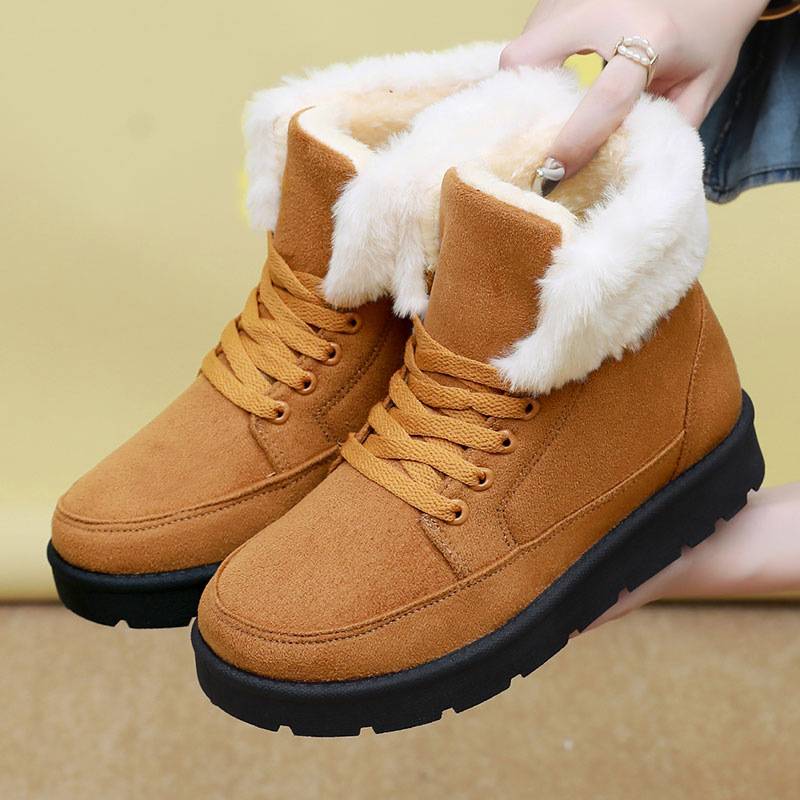 Kuschelige Damen-Winterstiefel mit Fellfutter R&B R&B