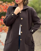 R&B | elegante Jacke mit stilvollem seitlichem Knotendetail