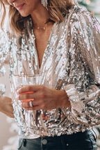Elegante Glamourbluse