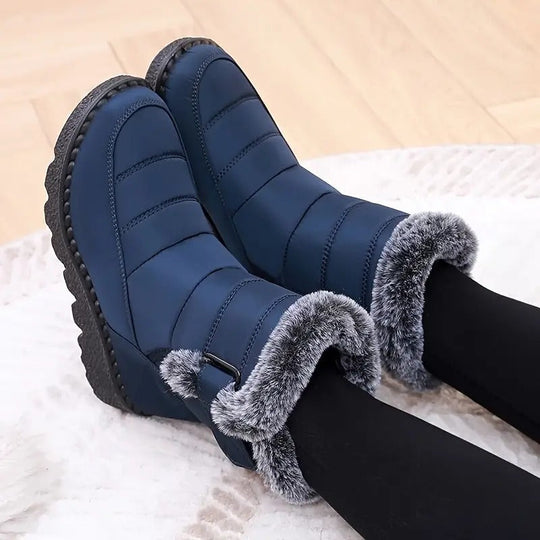 Winterstiefel aus Leder für Damen, warm & robust R&B R&B