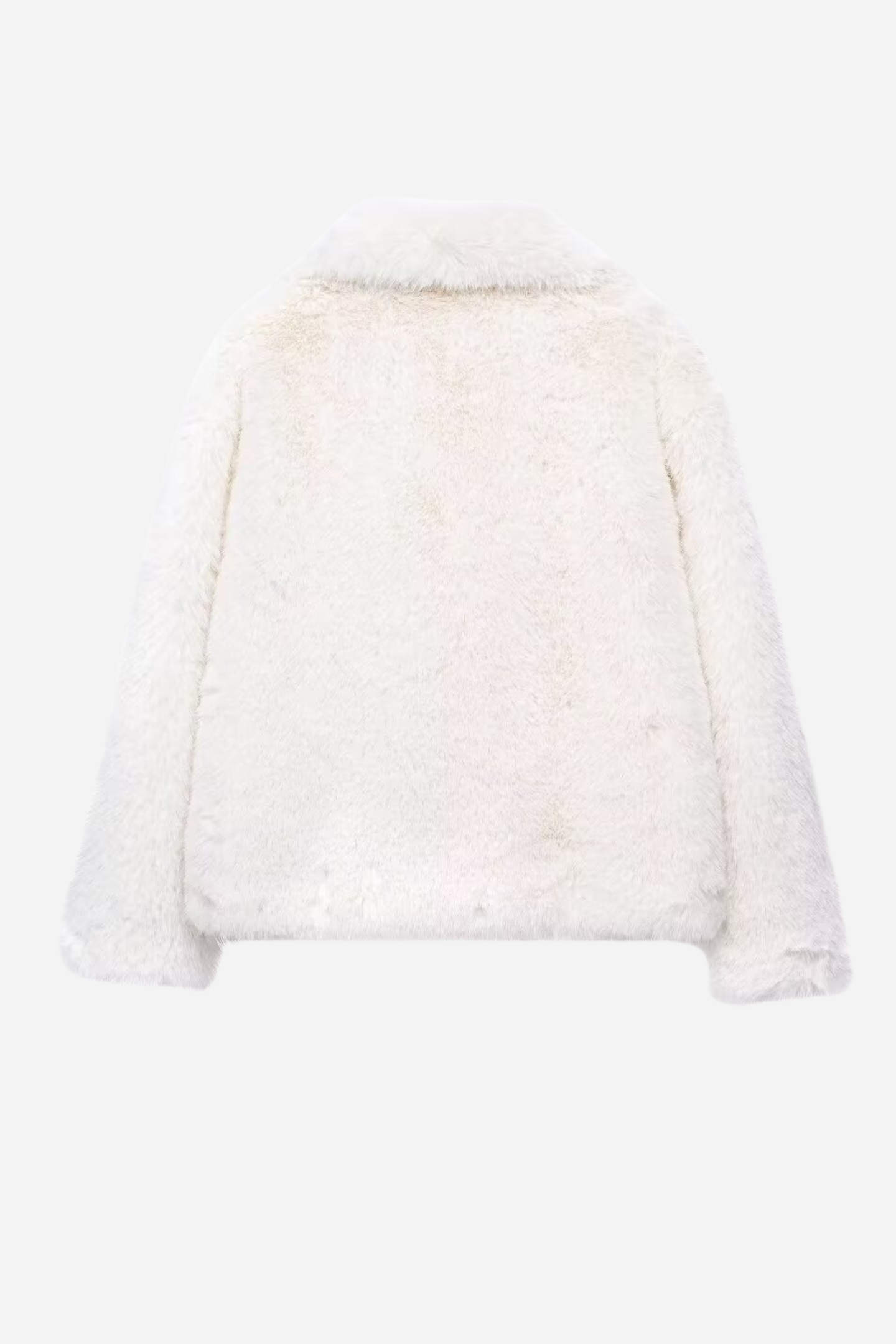 R&B | Faux-Fur-Schalkragenjacke