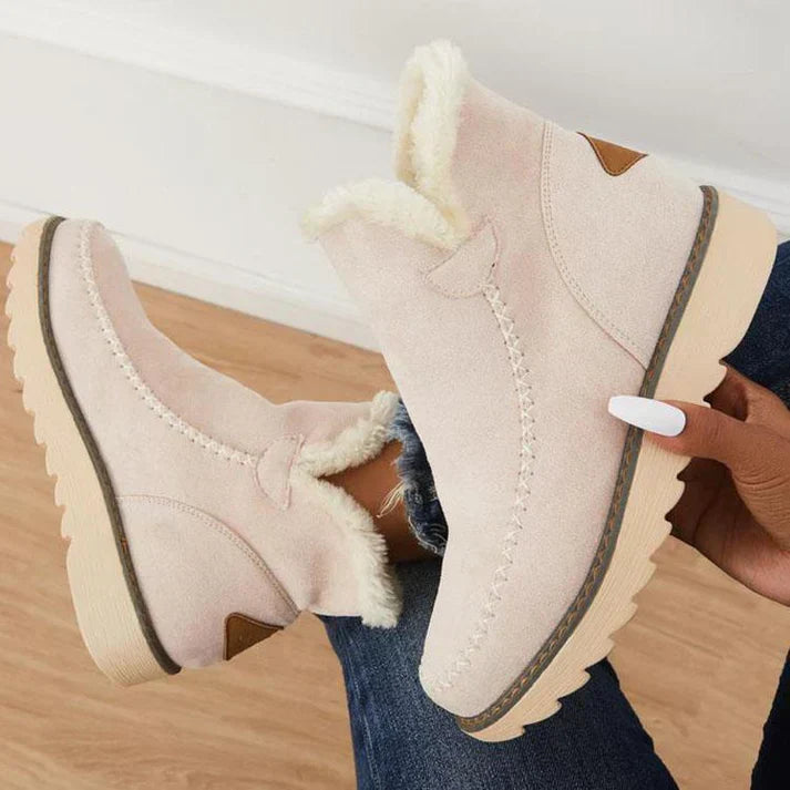 R&B | mit Fleece gefütterte Damenstiefel